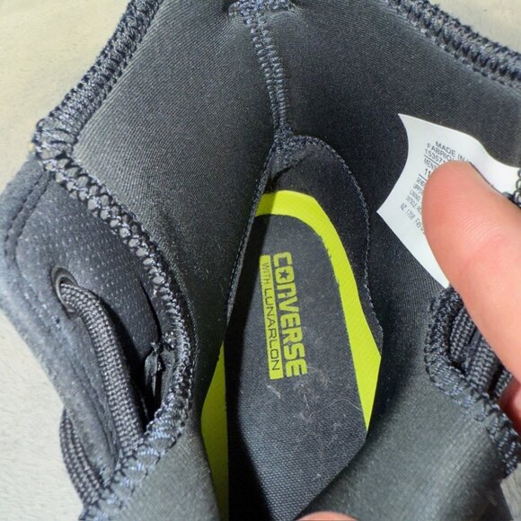 Chuck Taylor All Star 2 Leather Hi Black Sneakers Men’s Size 11 US - 153571C - Picture 5 of 16